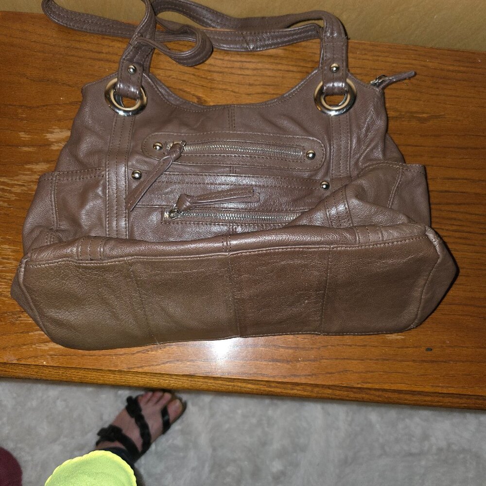 Roma Brown Leather Bag